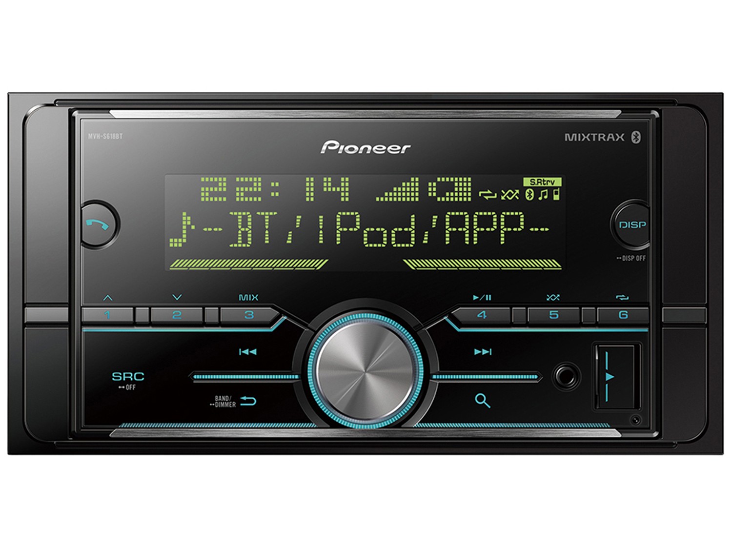 Central Multimídia Pioneer MVH-S618BT LCD - Bluetooth USB Auxiliar - Imagem 2