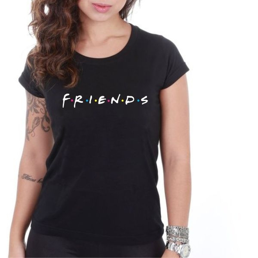 Camiseta Baby Look Friends