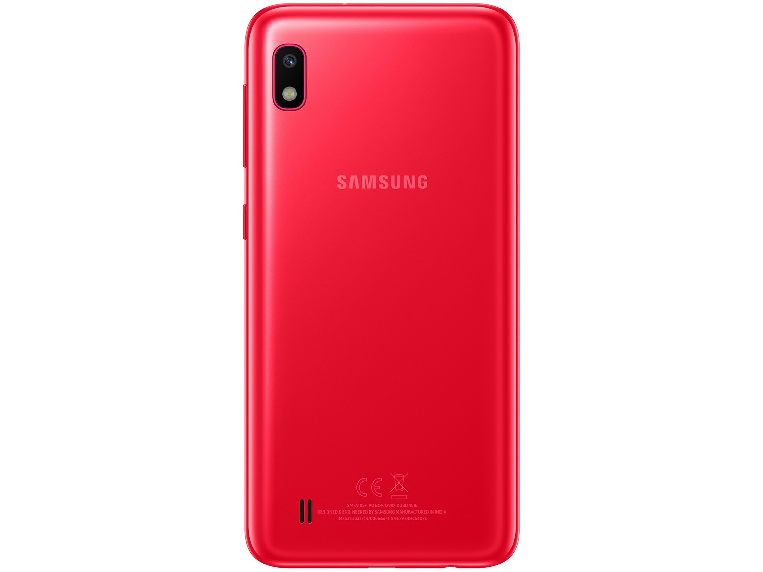 Smartphone Samsung Galaxy A10 32GB Vermelho 4G - 2GB RAM 6,2” Câm. 13MP + Câm. Selfie 5MP - Imagem 3